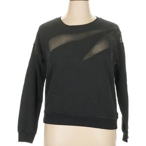 Fabletics Black Mesh Detail Sweatshirt